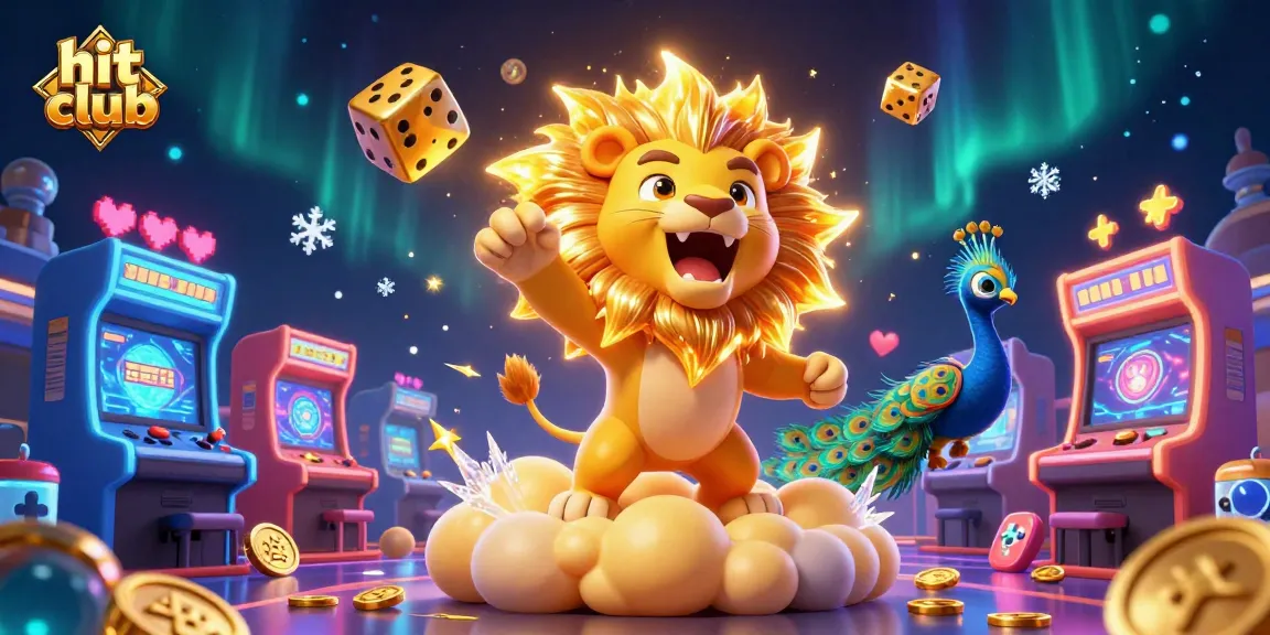 Engage in the vibrant hit club scene featuring captivating games and dynamic elements.
