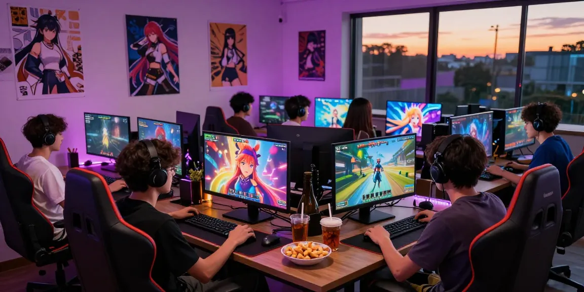 Exciting scene of players engaging in ecchi games with vibrant graphics and social interactions.
