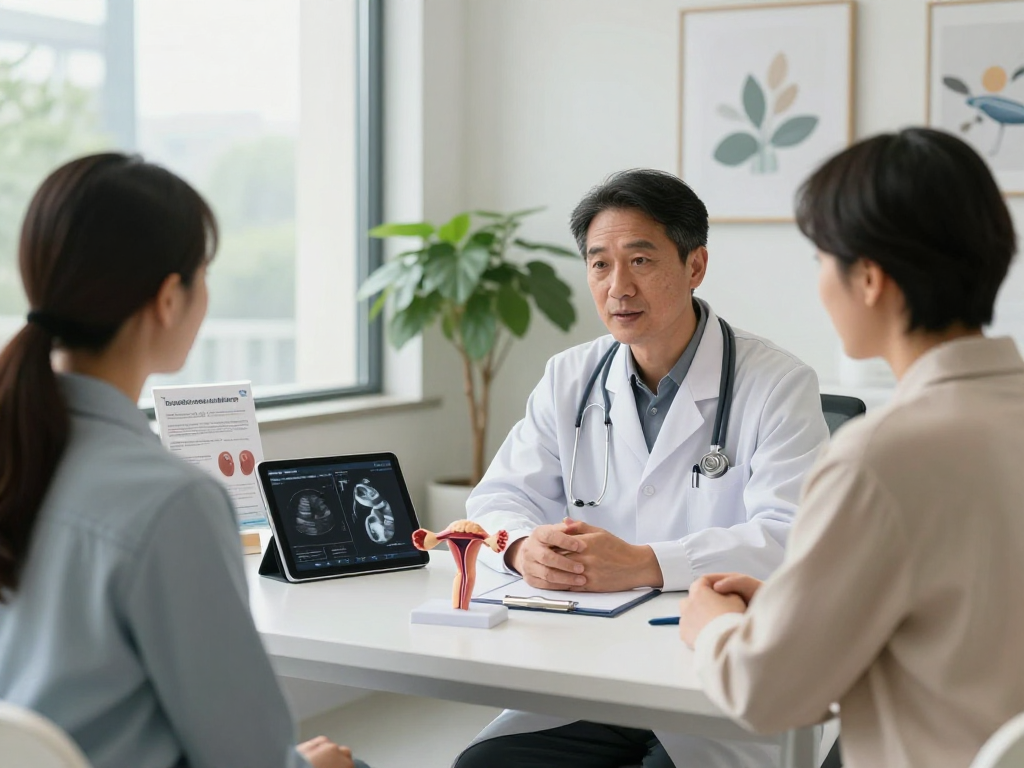 Best urology hospital in Abu Dhabi offers expert care during consultations in a modern office.