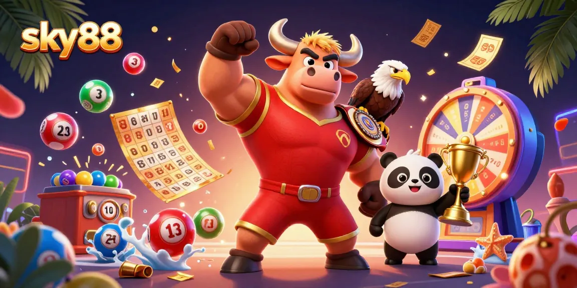 Engage in exciting wins at sky88 with colorful lottery elements and dynamic gaming atmosphere.